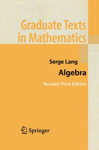 Cover image: Algebra 3rd edition 9781461265511
