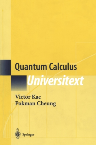 Imagen de portada: Quantum Calculus 9780387953410