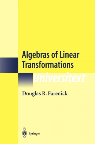 Cover image: Algebras of Linear Transformations 9781461265153