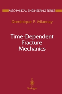 صورة الغلاف: Time-Dependent Fracture Mechanics 9780387952123