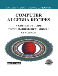 Omslagafbeelding: Computer Algebra Recipes 9780387951485