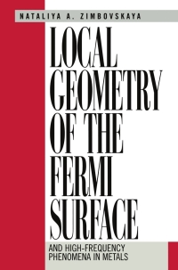 Titelbild: Local Geometry of the Fermi Surface 9781461265573