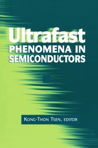 Cover image: Ultrafast Phenomena in Semiconductors 1st edition 9780387989372