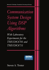 Imagen de portada: Communication System Design Using DSP Algorithms 9780306474293