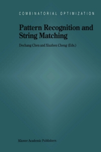 Cover image: Pattern Recognition and String Matching 1st edition 9781461302315