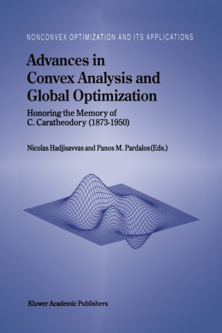 Cover image: Advances in Convex Analysis and Global Optimization 1st edition 9780792369424
