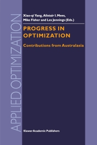 Cover image: Progress in Optimization 1st edition 9781461303015