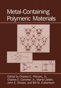 Imagen de portada: Metal-Containing Polymeric Materials 9780306452956