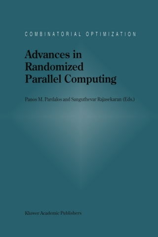 Cover image: Advances in Randomized Parallel Computing 1st edition 9781461332824