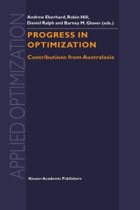 Immagine di copertina: Progress in Optimization 1st edition 9780792357339