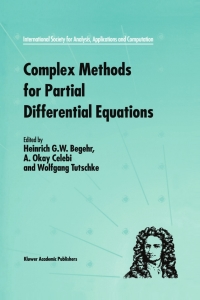 Imagen de portada: Complex Methods for Partial Differential Equations 1st edition 9780792360001