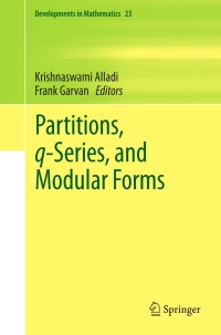 صورة الغلاف: Partitions, q-Series, and Modular Forms 9781461400271