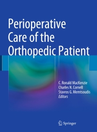 Titelbild: Perioperative Care of the Orthopedic Patient 9781461400998