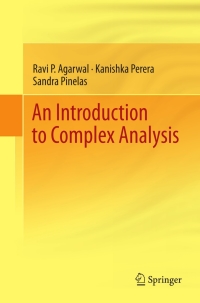 Cover image: An Introduction to Complex Analysis 9781461401940