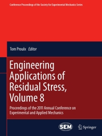 Imagen de portada: Engineering Applications of Residual Stress, Volume 8 1st edition 9781461402244