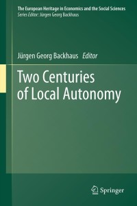 Titelbild: Two Centuries of Local Autonomy 1st edition 9781461402923