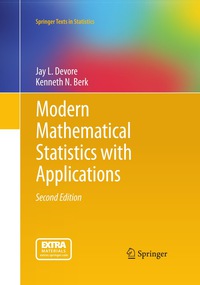 Cover image: Modern Mathematical Statistics with Applications 2nd edition 9781461403906