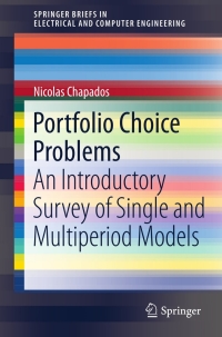 Cover image: Portfolio Choice Problems 9781461405764