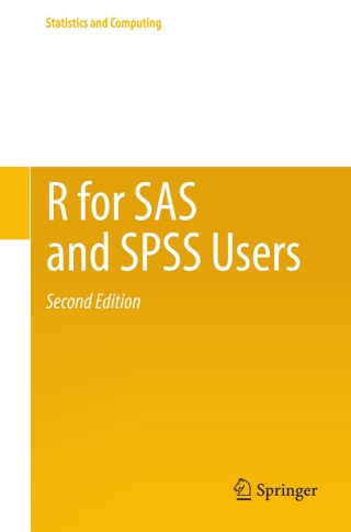 表紙画像: R for SAS and SPSS Users 2nd edition 9781461406846