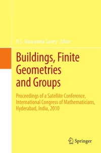 Immagine di copertina: Buildings, Finite Geometries and Groups 1st edition 9781461407089