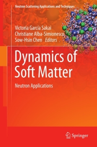 Imagen de portada: Dynamics of Soft Matter 9781461407263
