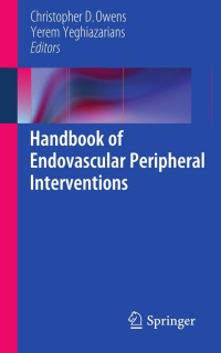Imagen de portada: Handbook of Endovascular Peripheral Interventions 9781461408383