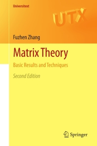 Cover image: Matrix Theory 2nd edition 9781461410980