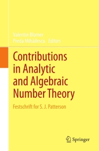 Cover image: Contributions in Analytic and Algebraic Number Theory 9781461412182