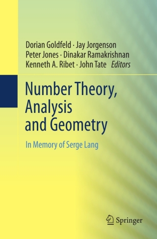 Cover image: Number Theory, Analysis and Geometry 9781461412595