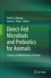 Omslagafbeelding: Direct-Fed Microbials and Prebiotics for Animals 9781461413103