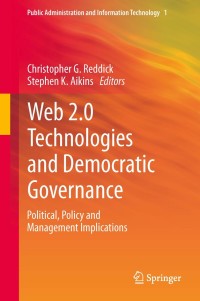 Cover image: Web 2.0 Technologies and Democratic Governance 1st edition 9781461414476