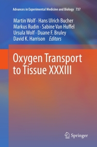 Imagen de portada: Oxygen Transport to Tissue XXXIII 9781461415657