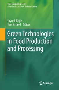 Cover image: Green Technologies in Food Production and Processing 9781461415862