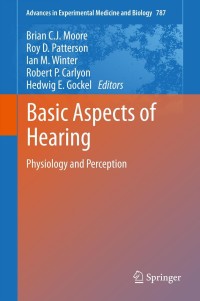 Imagen de portada: Basic Aspects of Hearing 9781461415893