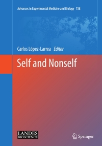 Cover image: Self and Nonself 1st edition 9781461416791