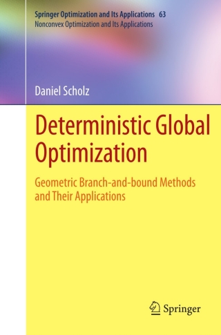 Cover image: Deterministic Global Optimization 9781489995551