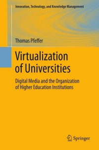 Immagine di copertina: Virtualization of Universities 9781461420644