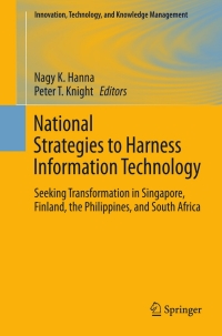 Cover image: National Strategies to Harness Information Technology 9781461420859