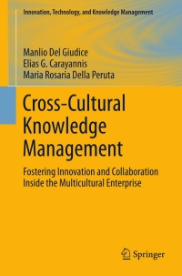 Cover image: Cross-Cultural Knowledge Management 9781461420880