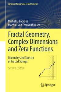 Cover image: Fractal Geometry, Complex Dimensions and Zeta Functions 2nd edition 9781489988386