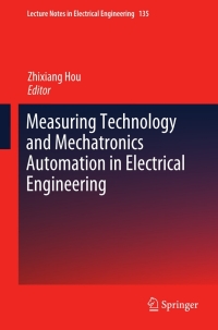 Imagen de portada: Measuring Technology and Mechatronics Automation in Electrical Engineering 9781461421849