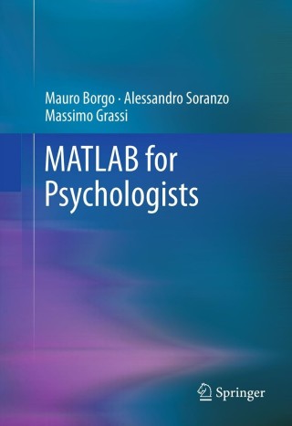 Cover image: MATLAB for Psychologists 9781461421962