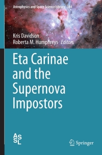 Imagen de portada: Eta Carinae and the Supernova Impostors 9781489989253