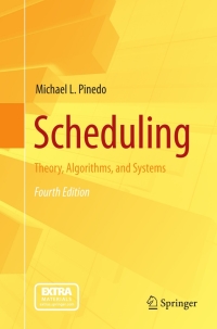 Cover image: Scheduling 4th edition 9781461419860