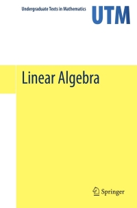 Omslagafbeelding: Linear Algebra 9781461436119
