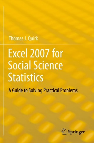 Cover image: Excel 2007 for Social Science Statistics 9781461436218
