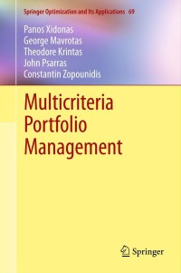 Titelbild: Multicriteria Portfolio Management 9781489993007