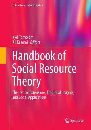Cover image: Handbook of Social Resource Theory 9781461441748