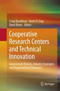 Cover image: Cooperative Research Centers and Technical Innovation 9781461443872