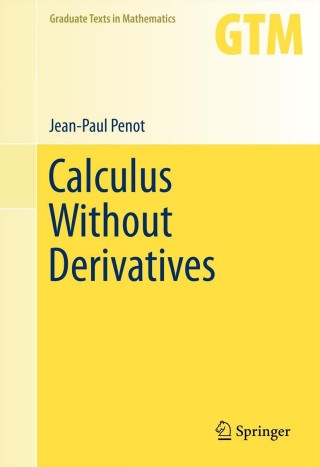 Cover image: Calculus Without Derivatives 9781461445371